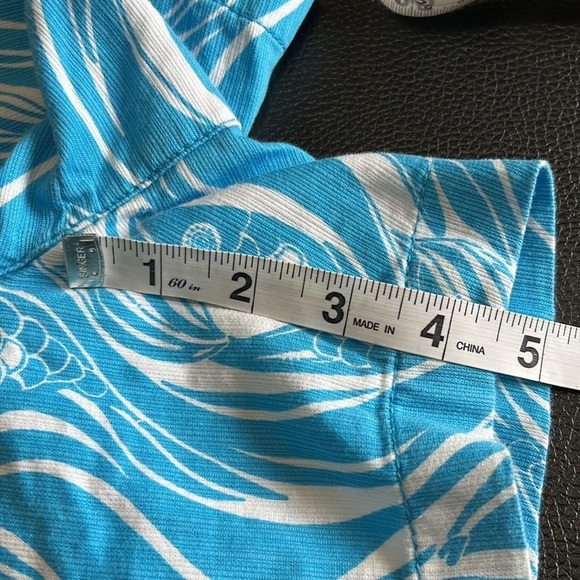 Lilly Pulitzer Callahan Short Resort White Joe Fish Blue Shorts Sz 0 - Picture 11 of 14